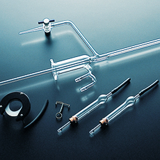 Automatic Buret with Flat Joint Bottle & PTFE Stopcock