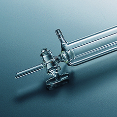 Cromatographic Columns,TS joint with jacketed & TS stopcocks & glass filter